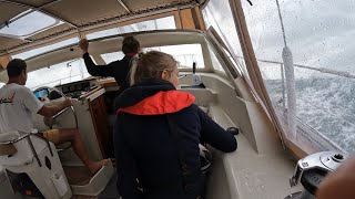 Sailing our Amel Super Maramu north from Tauranga NZ in BAD WEATHER to Mercury Bay.