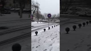 Bucharest Turns Into a Snowy Wonderland! #Shorts screenshot 4