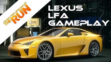 Need for Speed : The Run - Lexus LFA Gameplay | PS3 Exclusive car