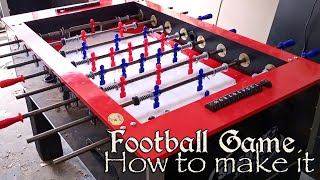how to make football table game// how to make soccer table game //football patti//Foosball