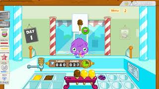New-release Ice cream game Moshi Monsters