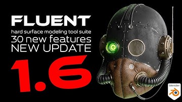 Fluent 1.6 available now for Blender - The famous non-destructive add-on continue.