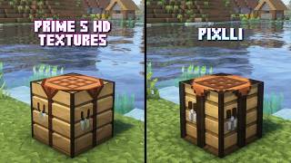 Minecraft: Prime's HD Textures vs Pixlli