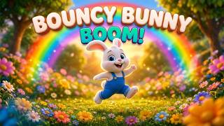 🐰 Bouncy Bunny Boom! | Fun Kids Song | Nursery Rhymes & Dance for Toddlers 🎵🌈