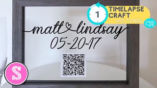 QR Code Generator: How to Make QR Code Crafts with Silhouette CAMEO (Timelapse with Tutorial) screenshot 2