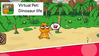 Game Virtual Pet Dinosaur - Review Game Hewan di HP Android screenshot 2