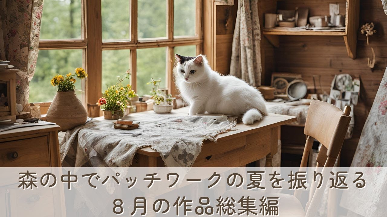 8月作品総集編】夏を見送る森の中は台風10号による大雨 この夏のパッチ