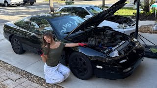 dropping my transmission with zero experience | repairing transmission, new clutch, assembling+fails