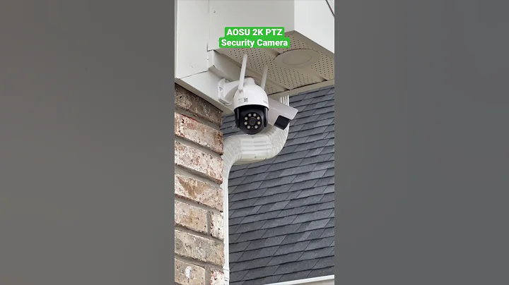 AOSU 2K Security Cameras Outdoor/Home 24/7 Constant Recording, Motion Tracking