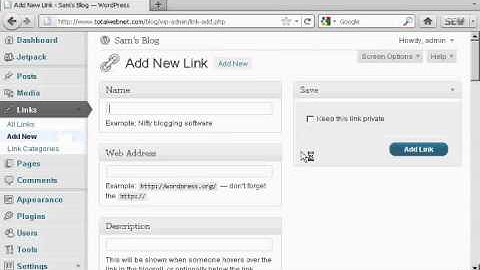 How to Add or Edit Links in WordPress