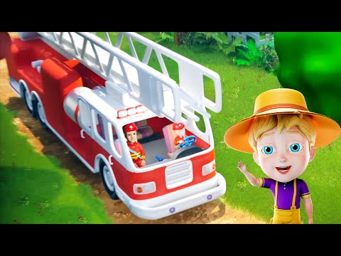 Wheels on the Firetruck, Firefighter Songs for Kids & Toddlers
