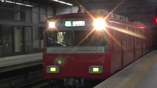 名鉄6500系6515F+6800系6825F　準急中部国際空港ゆき中部国際空港駅到着