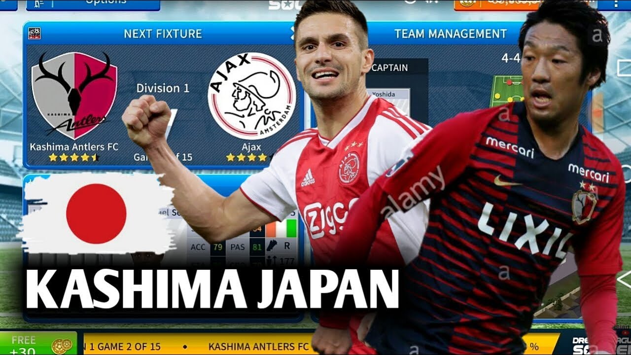 Kashima Antlers FC vs Ajax  , dream league soccer