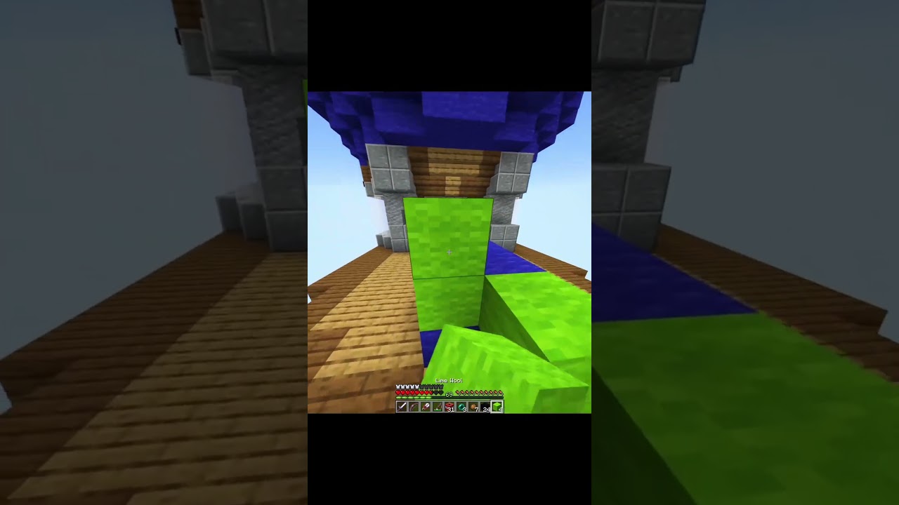 Minecraft starter greenhouse 