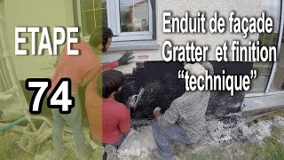 Enduit Gratter et démarcation - Etape 74