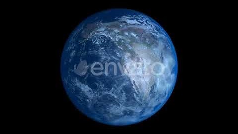 Spining Earth Transparent Alpha Loop | Motion Graphics - Envato elements