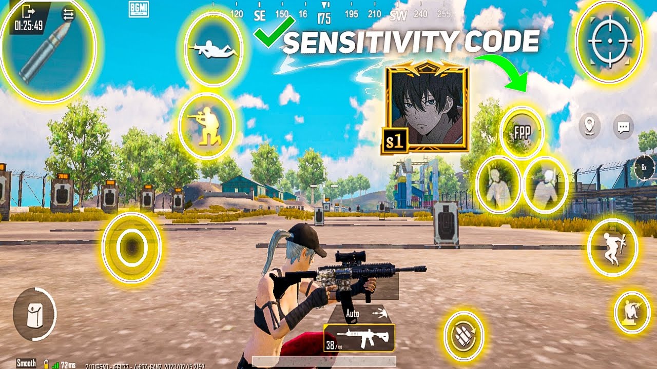 New🔥Best Sensitivity + Control CODE 5 Finger FASTEST PLAYER DAXUA PUBG