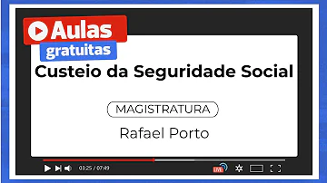 Quais são as fontes de custeio da Seguridade Social?