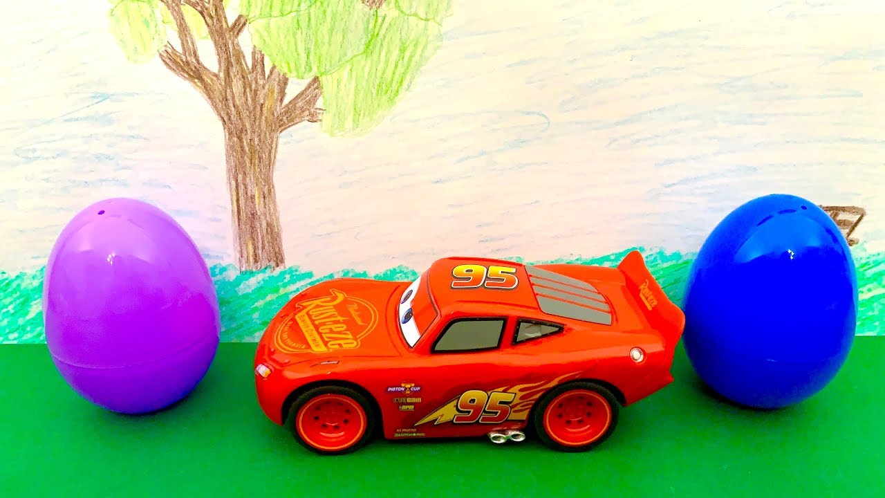 Lightning McQueen and Surprise Eggs 🚗🏎🚙 लाइटनिंग मेकक्वीन, आश्चर्य अंडे