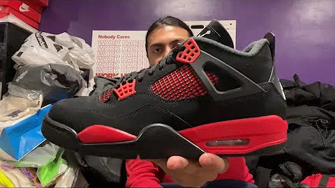13 PAIRS! AIR JORDAN 4 'RED THUNDER x CRIMSON' PICK UP + REVIEW!