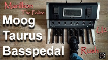 Moog Taurus Synthesizer Basspedal in Rock Music
