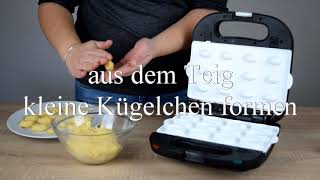 Gefüllte Leckere Nusshälften Mit Dem Waffeleisen - Einfach Hergestellt