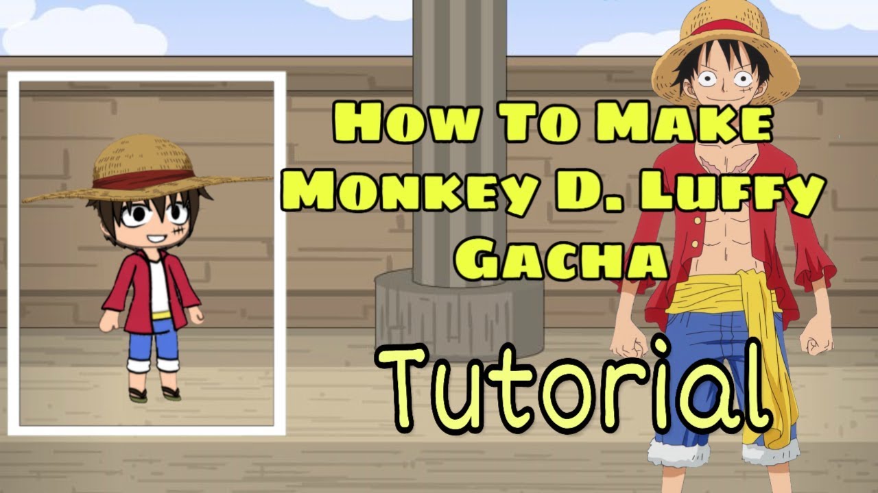 pics Pirate Ship Background Gacha monkey d luffy tutorial gacha life