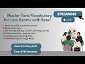 Master Tone Vocabulary for Law Exams with Ease!