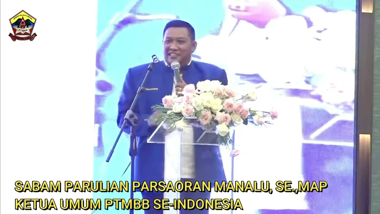 PIDATO KETUA UMUM, SABAM PARULIAN MANALU DI PESTA BONA TAON PTMBB JABODETABEK 2023