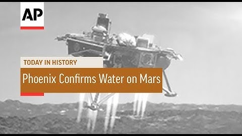 Phoenix Confirms Water on Mars - 2008 | Today In History | 31 July 17