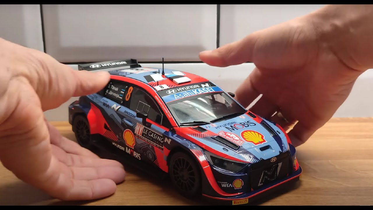 HYUNDAI I20 RALLY 1 WRC OTT TANAK RALLY MONTE CARLO 2022 1:18
