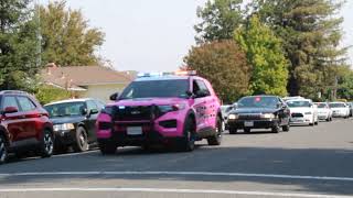 2021 Ripon-Menlo Park Police Car show Parade (30th Anniversary)