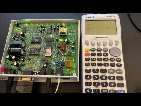 fxTerm - Serial terminal for Casio fx-Calculators - Dialing with a modem