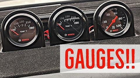 Bosch Electronic Gauge Install // Mazda Rx7 FC3S 1988