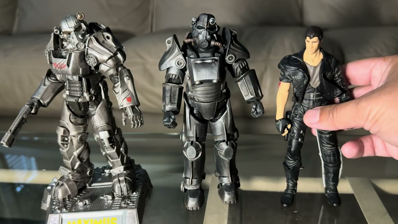 custom T-45 Power Armor action figure (Fallout) 6 inch scale - YouTube