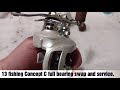 13 fishing Concept C bearing swap &amp; Service