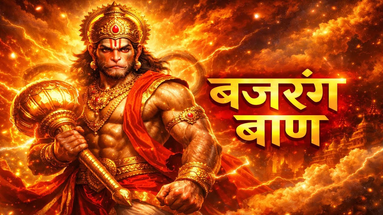 🚩 बजरंग बाण | संकट नाशक हनुमान मंत्र | Powerful Bajrang Baan | Hanuman Ji Bhajan 🚩 