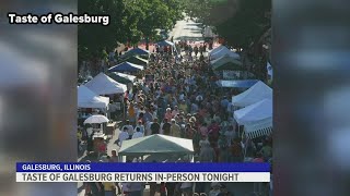 Taste of Galesburg returns: Eat, sip, listen, play this Thursday