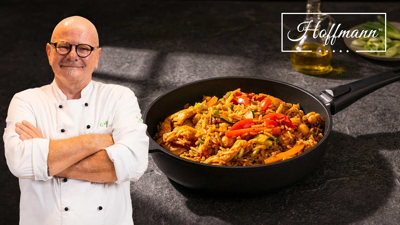 Schnell & Lecker: Hähnchen-Gemüse-Reispfanne mit @calleKocht – Einfaches Pfannengericht Rezept