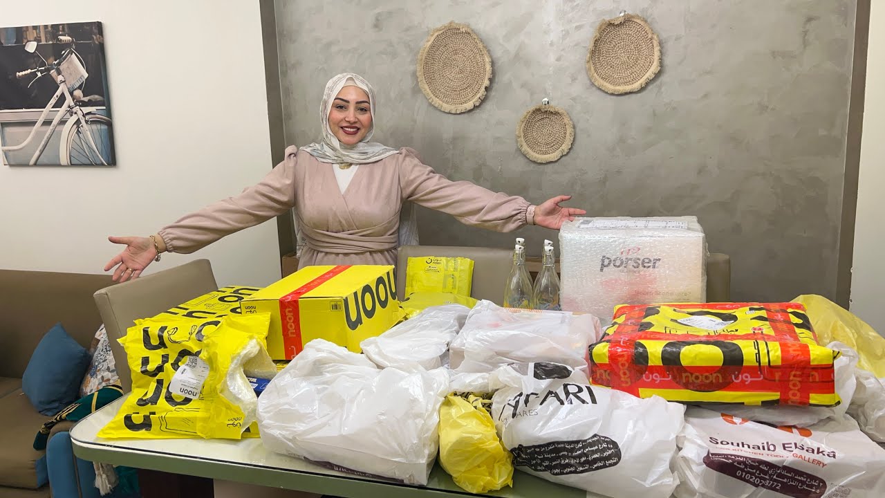 مشتريات رمضان 🌙😍 ربنا ما يقطع لينا عادة 🌿 بعد لف كتير دي احلى حاجه هتشوفوها