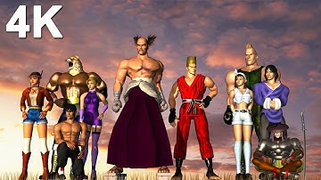 [PS1] TEKKEN 2 OPENING (1995) [4K REMASTERED]