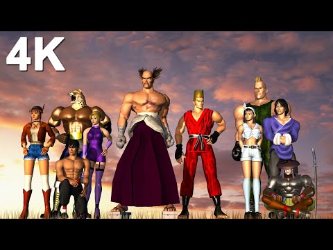 [PS1] TEKKEN 2 OPENING (1995) [4K REMASTERED]