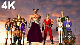 [PS1] TEKKEN 2 OPENING (1995) [4K REMASTERED]