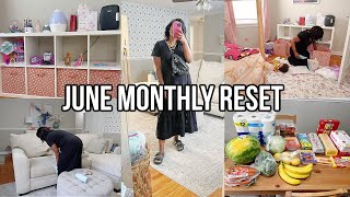 JUNE MONTHLY RESET! GOAL SETTING, HEALTHY HABITS, PRODUCTIVITY TIPS, CLEAN &amp; ORGANIZE WITH ME