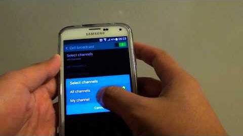 Samsung Galaxy S5: How to Enable / Disable Cell Broadcast