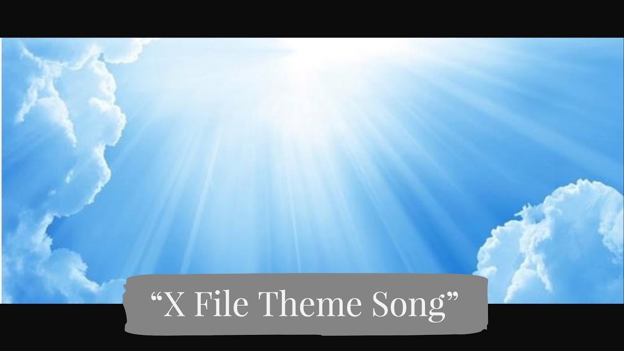 The X Files Theme Song Full Version YouTube