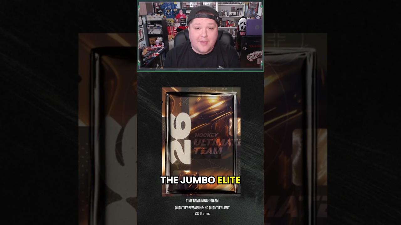 JUMBO ELITE PACK 👀 | NHL 26 A PACK A DAY (Day 78) #nhl26 #shorts #gaming