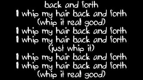Willow Smith - Whip My Hair (Lyrics on screen)