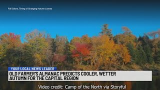 Old Farmer's Almanac predicts cooler, wetter autumn for the Capital Region