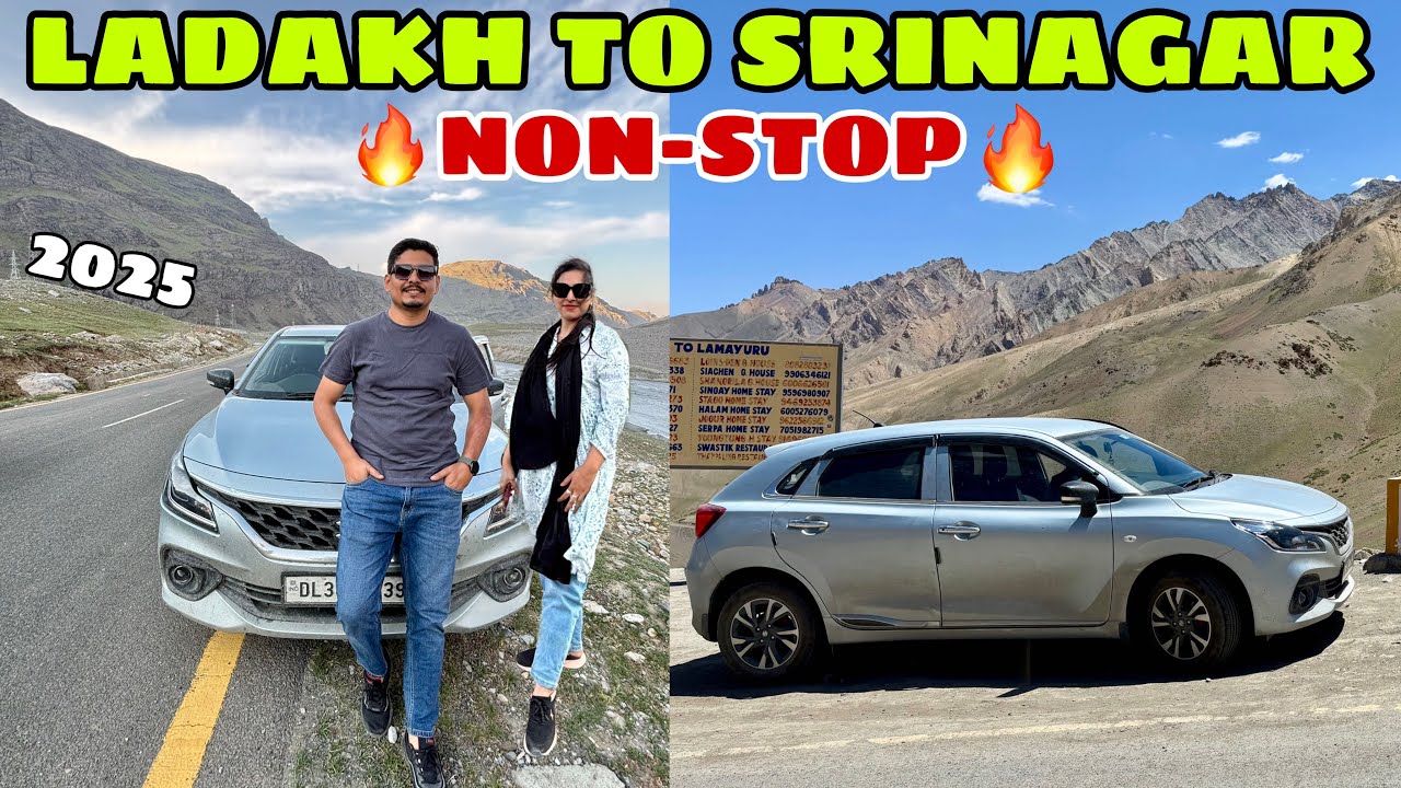 LADAKH TO SRINAGAR NON-STOP IN 2025🔥|DELHI TO LADAKH TRIP 2025🔥| LADAKH ROAD TRIP 2025 | EP-5
